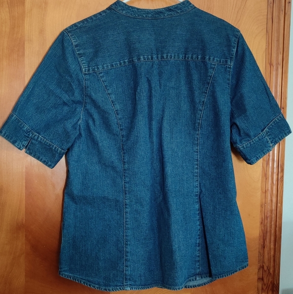Denim Button Up Shirt - Picture 2 of 7
